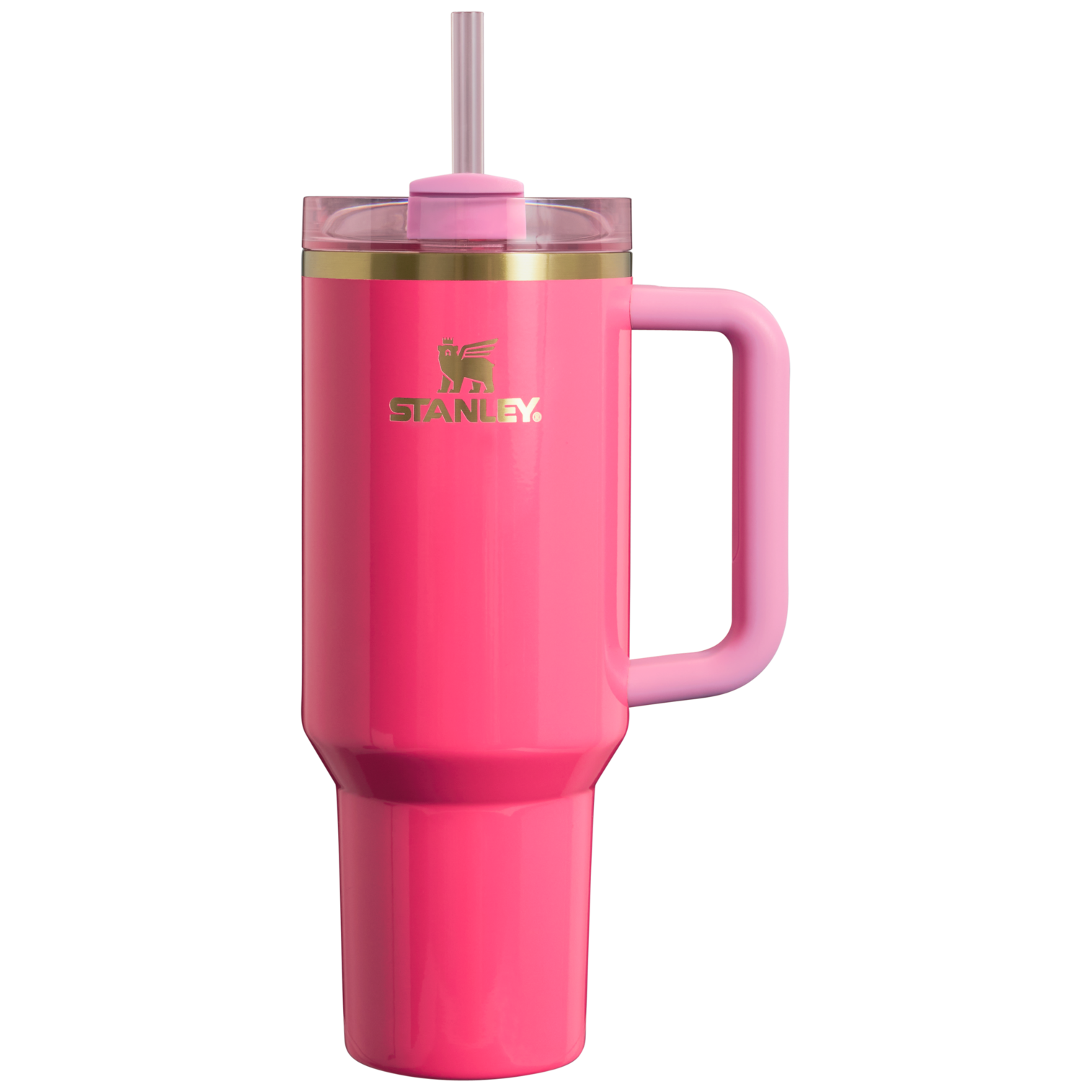 Hot Pink Stanley 40 oz. Tumbler Quencher H20 Straw, Gift for Her