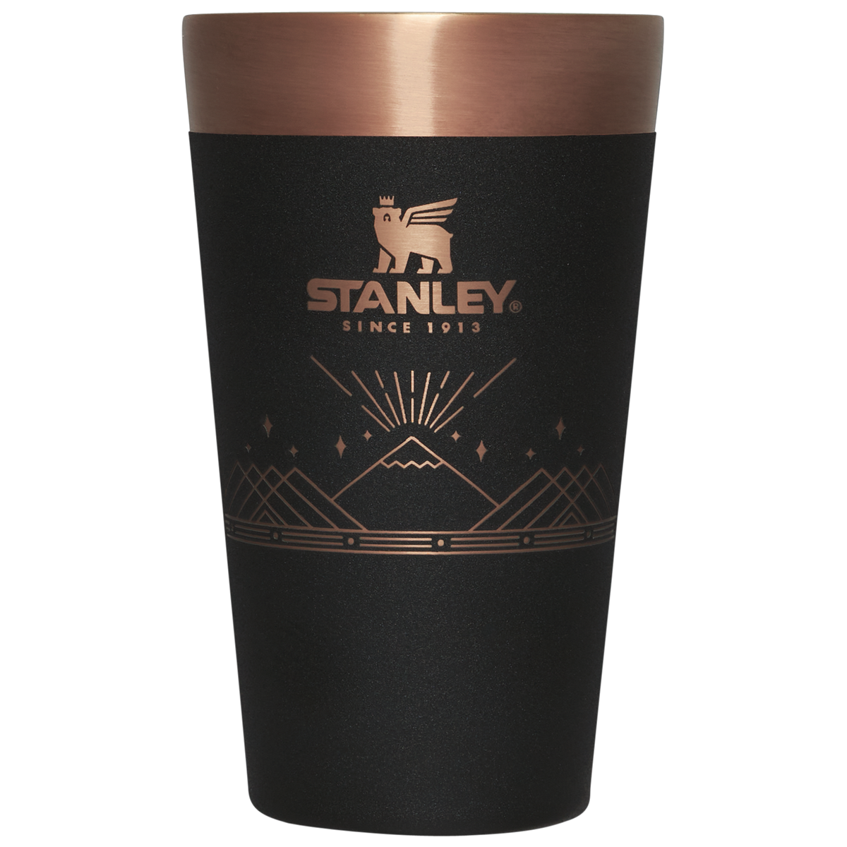 Stanley Adventure Stay Chill Stacking Beer Pint 16 oz , black NEW