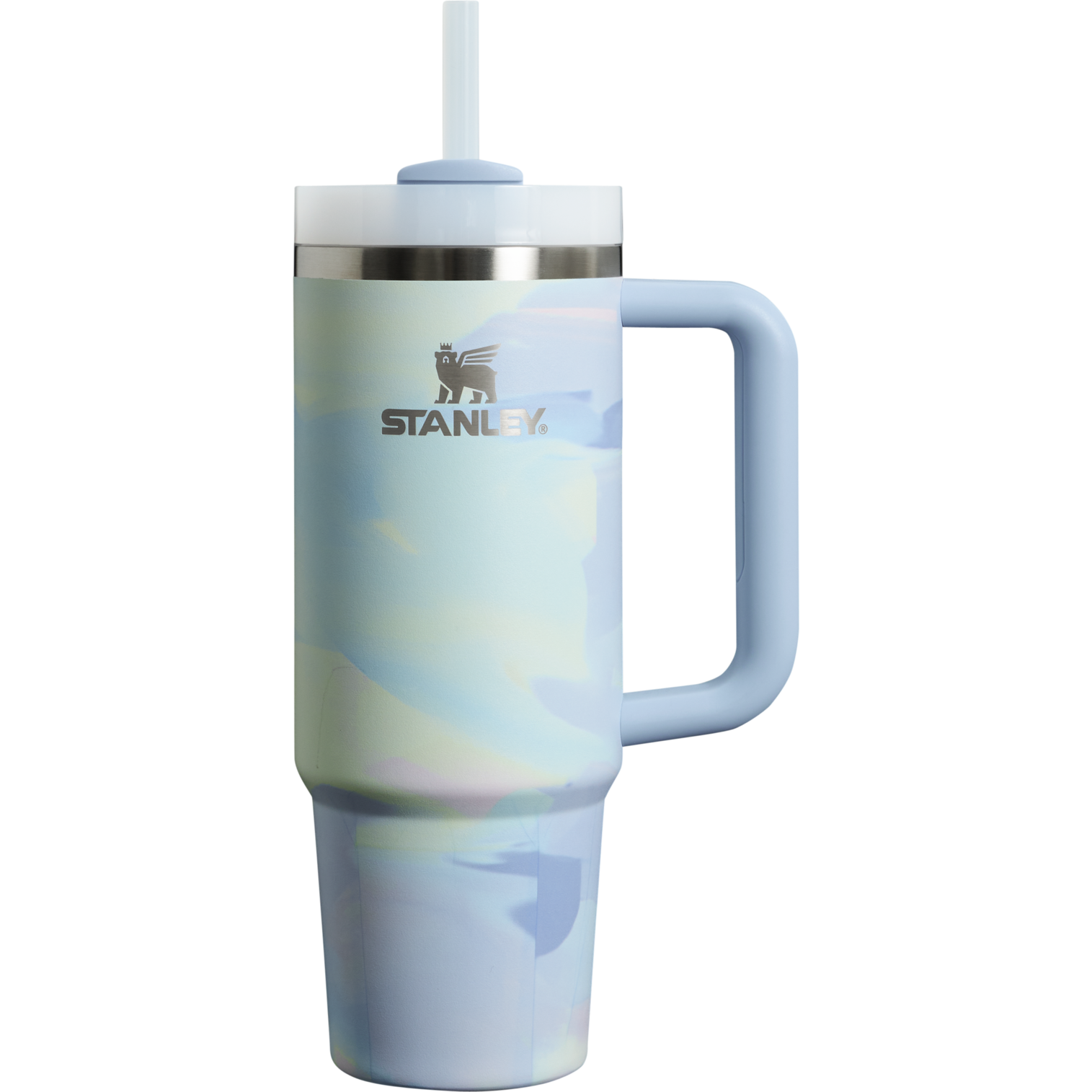 The Clean Slate Quencher H2.0 FlowState™ Tumbler | 30 OZ | 0.88 L: Cool Serene Brushstroke
