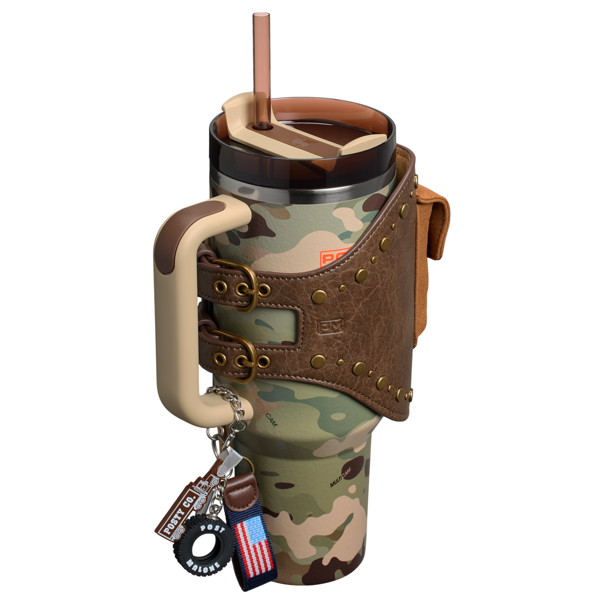 The Post Malone x Stanley Quencher® H2.0 FlowState™ Tumbler with Quencher® Pouch Belt | 40 OZ | 1.18 L