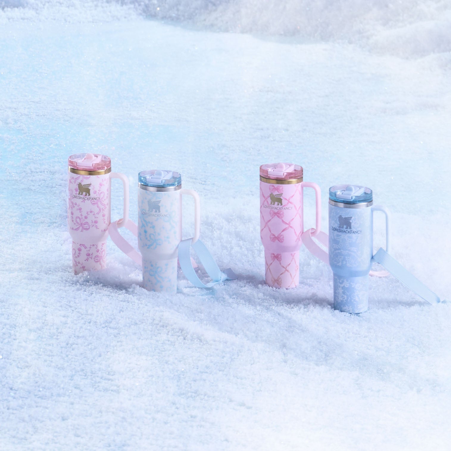 Stanley 1913 x LoveShackFancy Holiday Quencher® ProTour Ornament Set