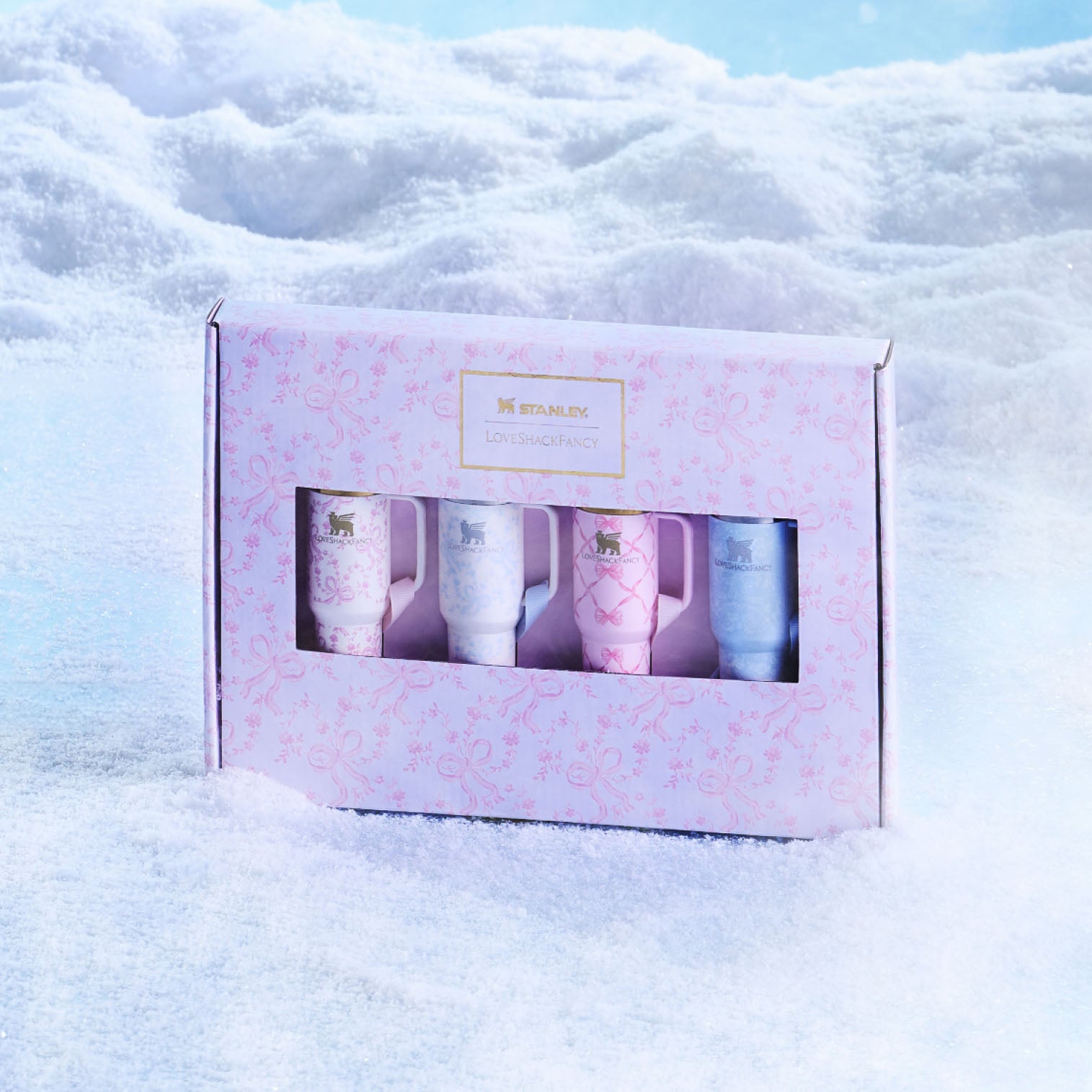 Stanley 1913 x LoveShackFancy Holiday Quencher® ProTour Ornament Set