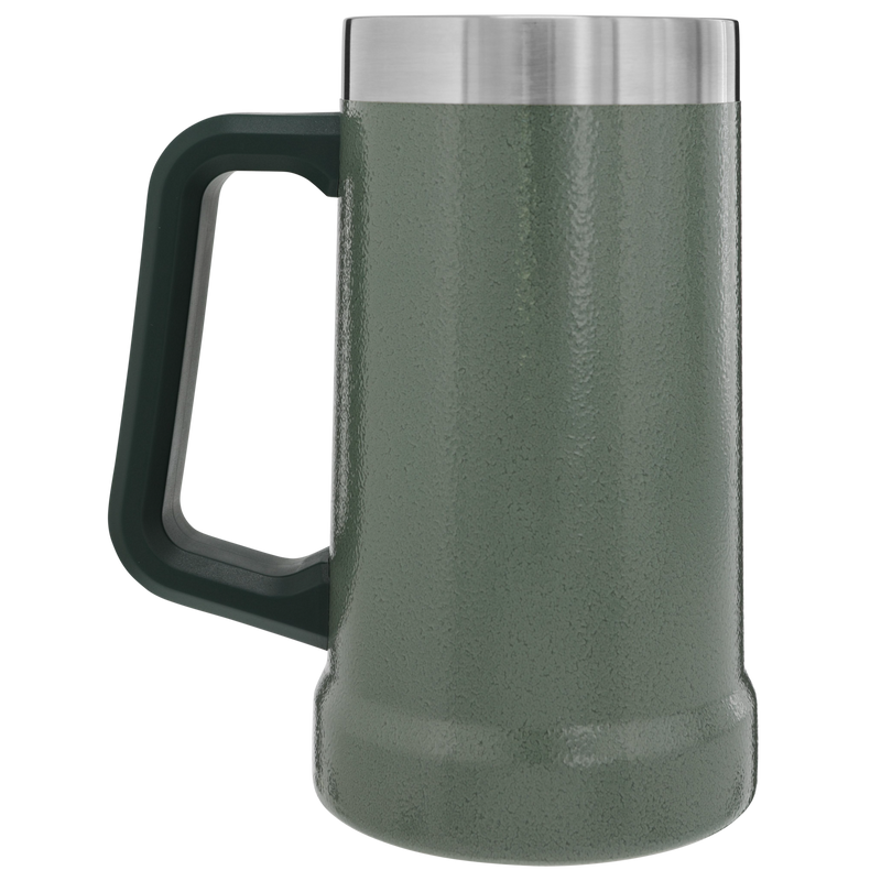 Stanley 1913 Adventure Big Grip Beer Stein 24 OZ 0.71 L in Hammertone Green