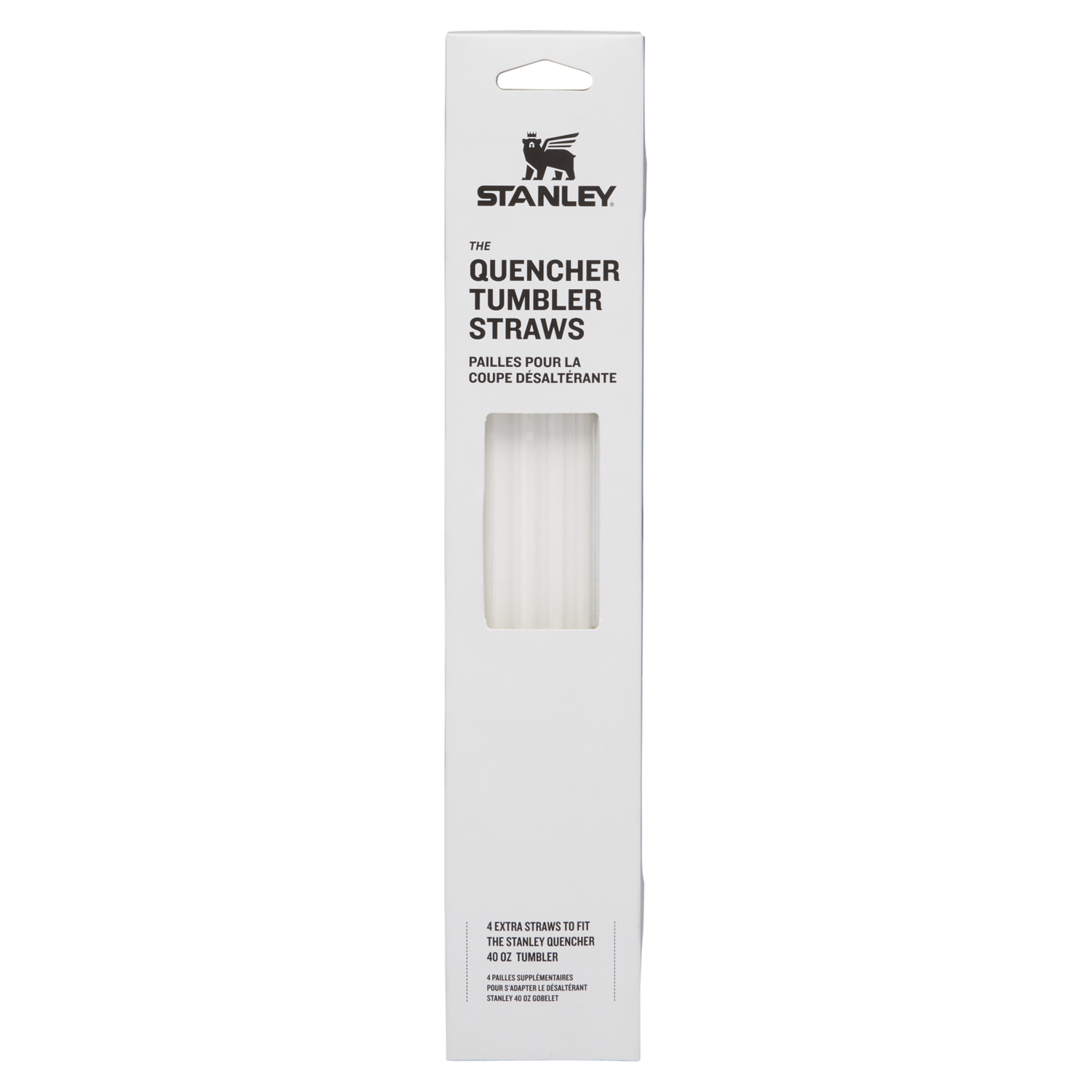 Stanley 1913 Adventure Quencher Travel Tumbler Straws 40 OZ 4-Pack in Clear | View 1