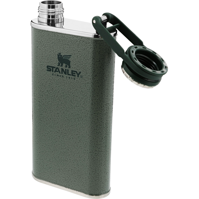 Stanley 1913 Classic Easy Fill Wide Mouth Flask 8 OZ 0.23 L in Hammertone Green