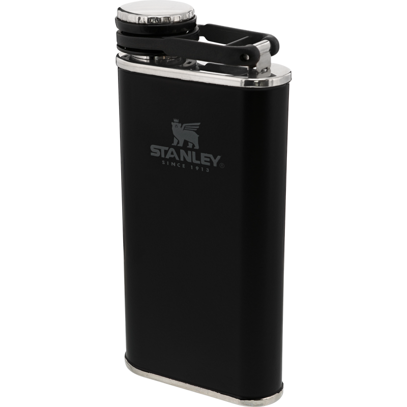 Stanley 1913 Classic Easy Fill Wide Mouth Flask 8 OZ 0.23 L in Black 2.0