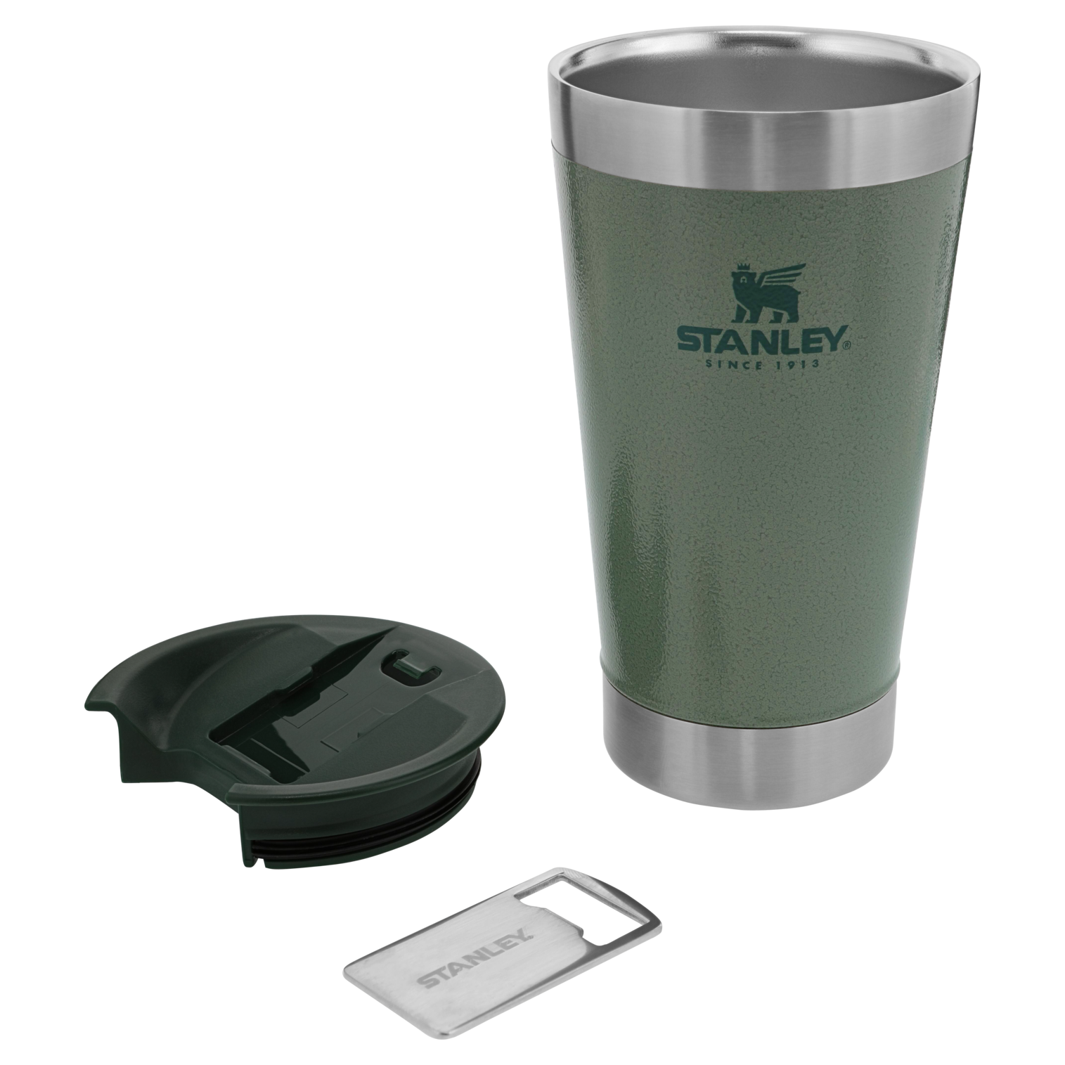 Stanley The Stay-Chill Beer Pint in Hammertone Green