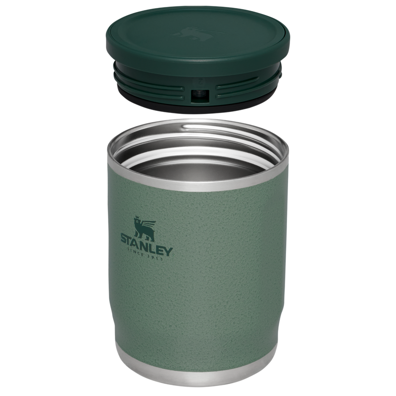 Stanley 1913 Adventure To-Go Food Jar 18 OZ 0.53 L in Hammertone Green | Cross Section View