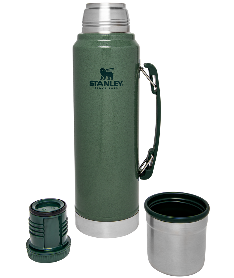 Stanley 1913 Classic Heritage Bottle 1.1 QT in Hammertone Green