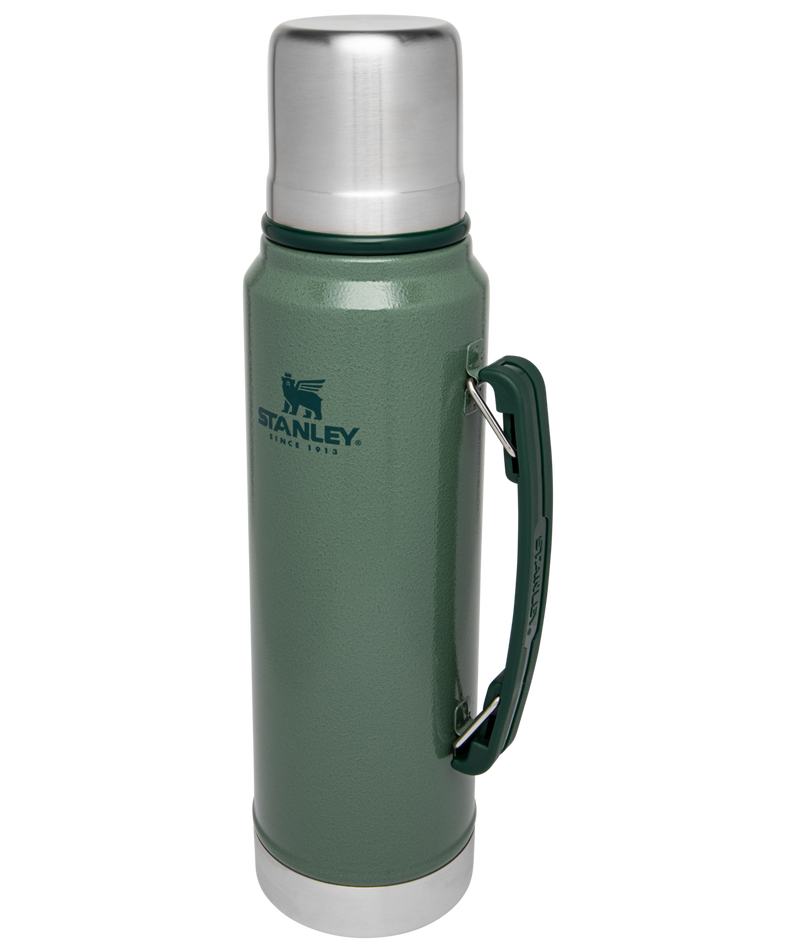 Stanley 1913 Classic Heritage Bottle 1.1 QT in Hammertone Green