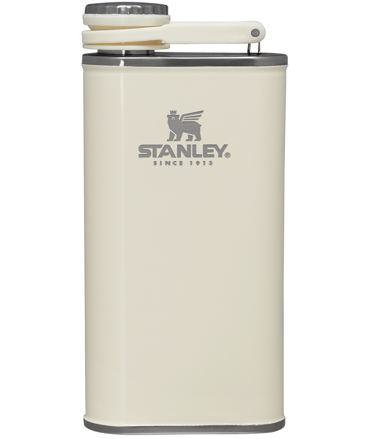 Stanley 1913 Classic Easy Fill Wide Mouth Flask 8 OZ 0.23 L in Cream Gloss | View 1