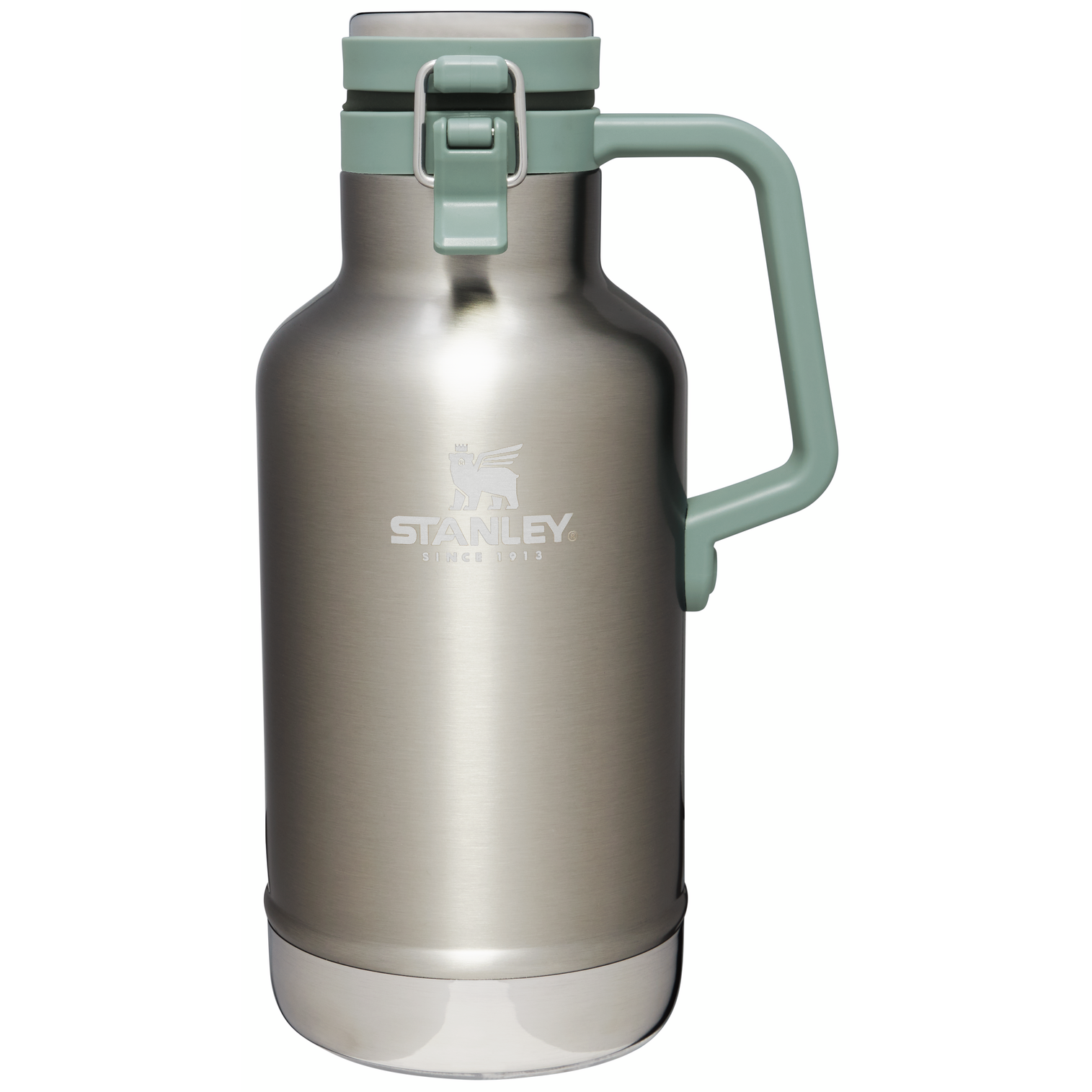 Stanley Beer Bottle, Classic Easy-Pour Growler 64oz /1.9L Hammertone Green