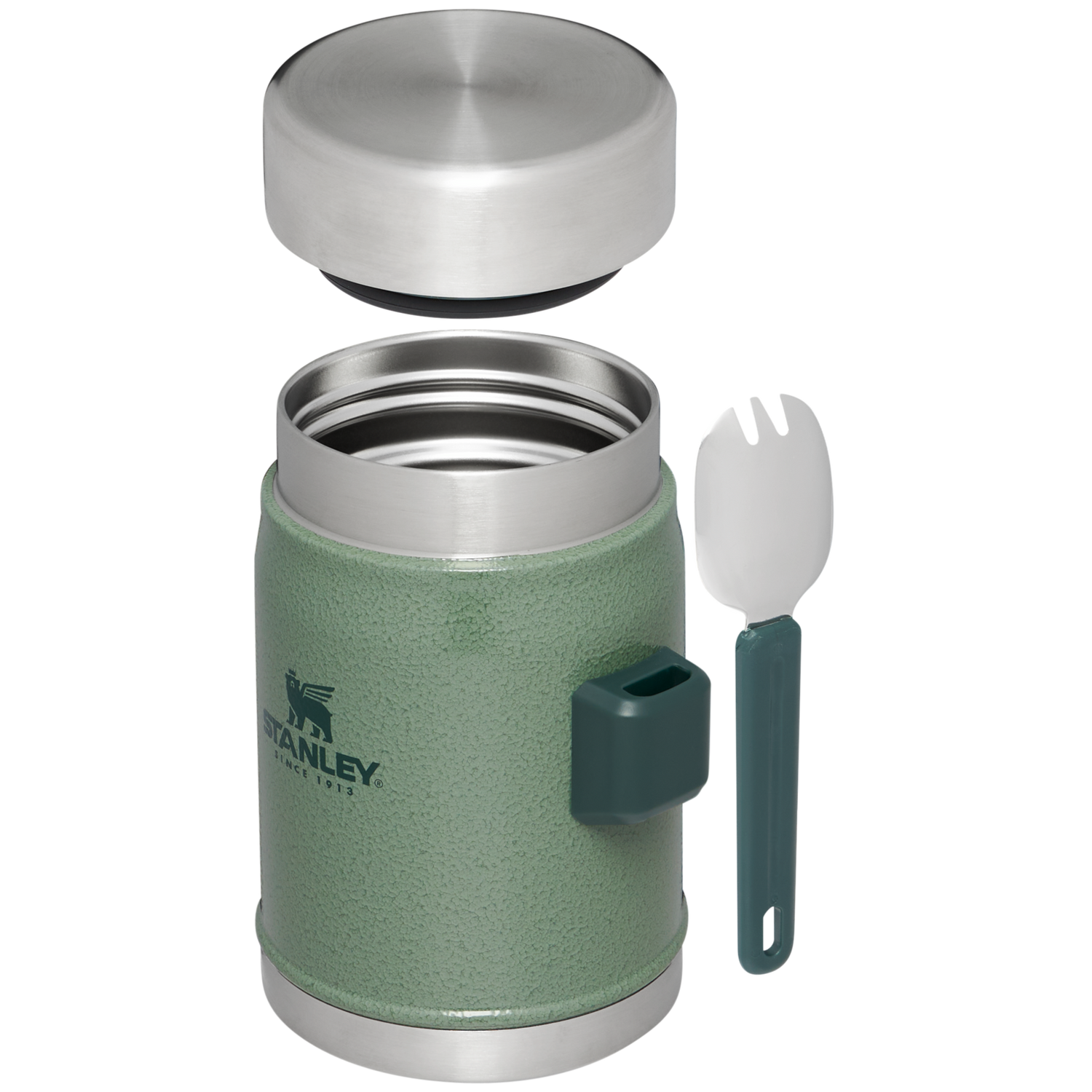 Stanley 1913 Classic Legendary Food Jar + Spork 14 OZ 0.41 L in Hammertone Green | View 2