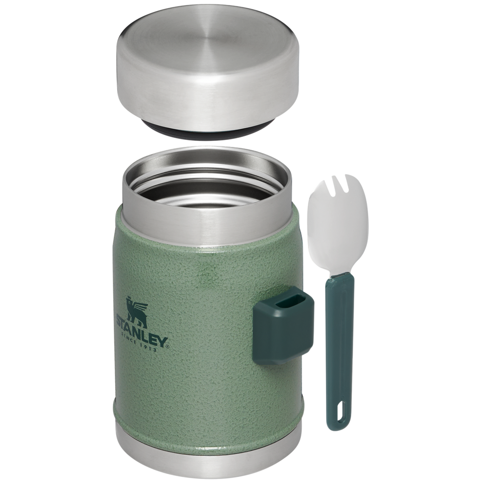 Stanley 1913 Classic Legendary Food Jar + Spork 14 OZ 0.41 L in Hammertone Green
