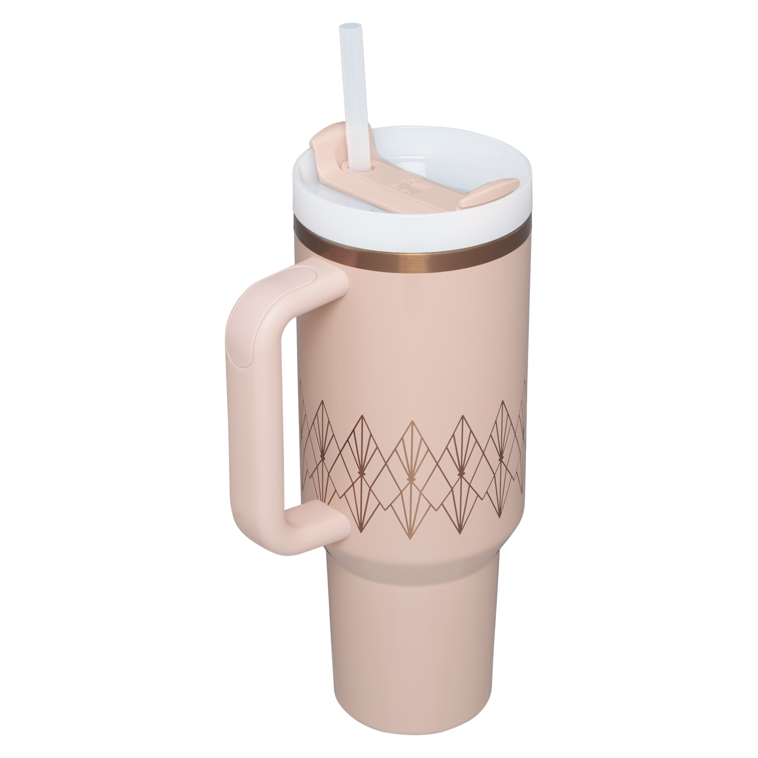 Deco Collection Quencher H2.0 FlowState™ Tumbler | 40 OZ | 1.18 L: Blush Gloss Deco