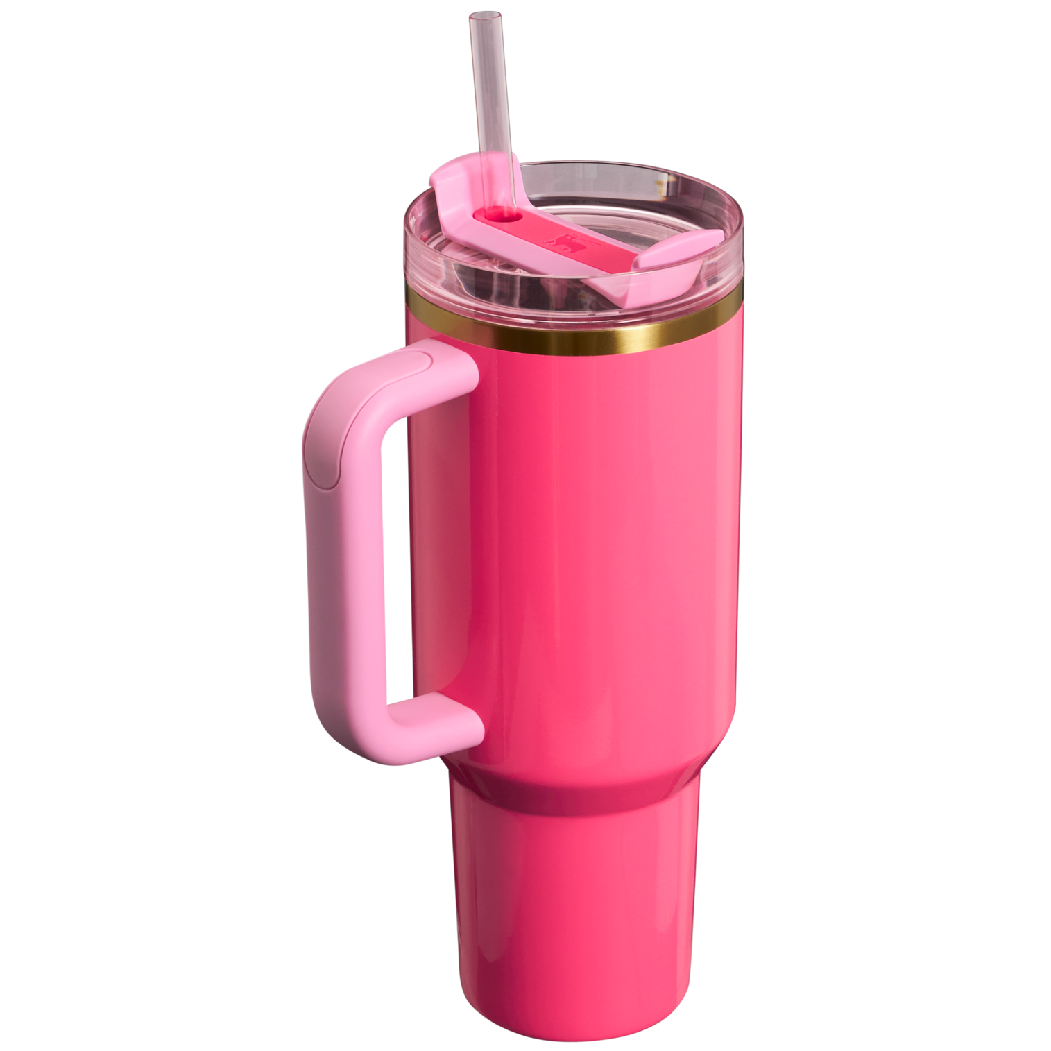STANLEY Quencher H2.0 Tumbler Hot Pink Camelia Barbie 40 oz NEW-Read  Description