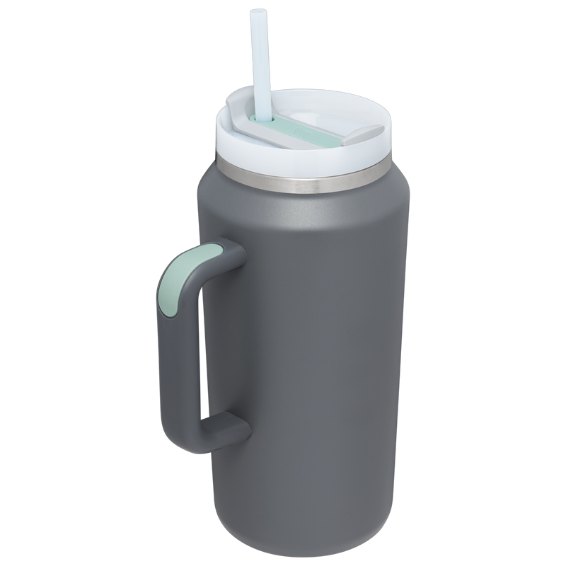 Stanley 1913 The Quencher H2.0 FlowState™ Tumbler  64 OZ 1.90 L in Charcoal | Back View