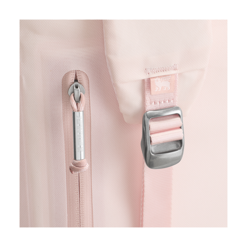 Stanley 1913 The All Day Madeleine Midi Cooler Backpack 20 Can 14.8 QT 14.0 L in Rose Quartz | Back View
