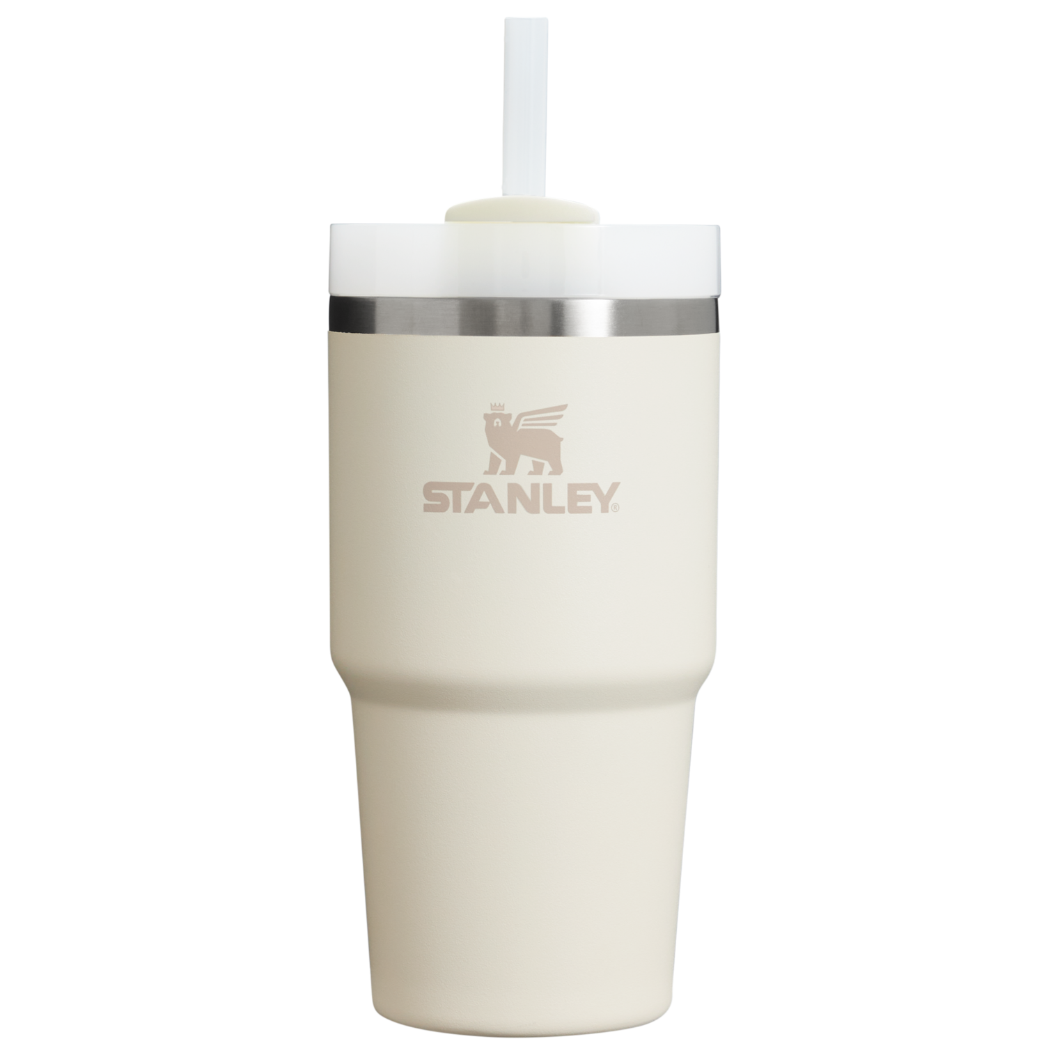 Stanley 1913 The Quencher H2.0 FlowState™ Tumbler 20 OZ 0.6 L in Cream 2.0 | Front View