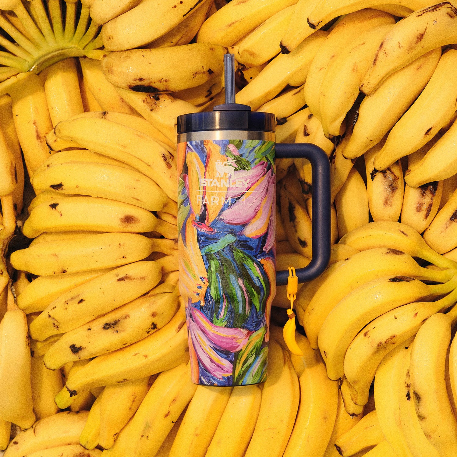 Stanley 1913 Stanley 1913 x FARM Rio Quencher® H2.0 Flowstate™ Tumbler 40 OZ 1.18 L in Farm Rio Painted Bananas | View 5