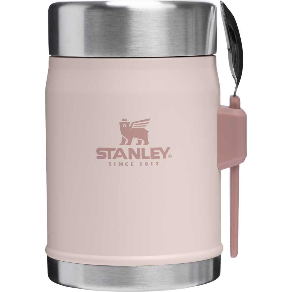 Stanley 1913 Classic Legendary Food Jar + Spork 14 OZ 0.41 L in Rose Quartz
