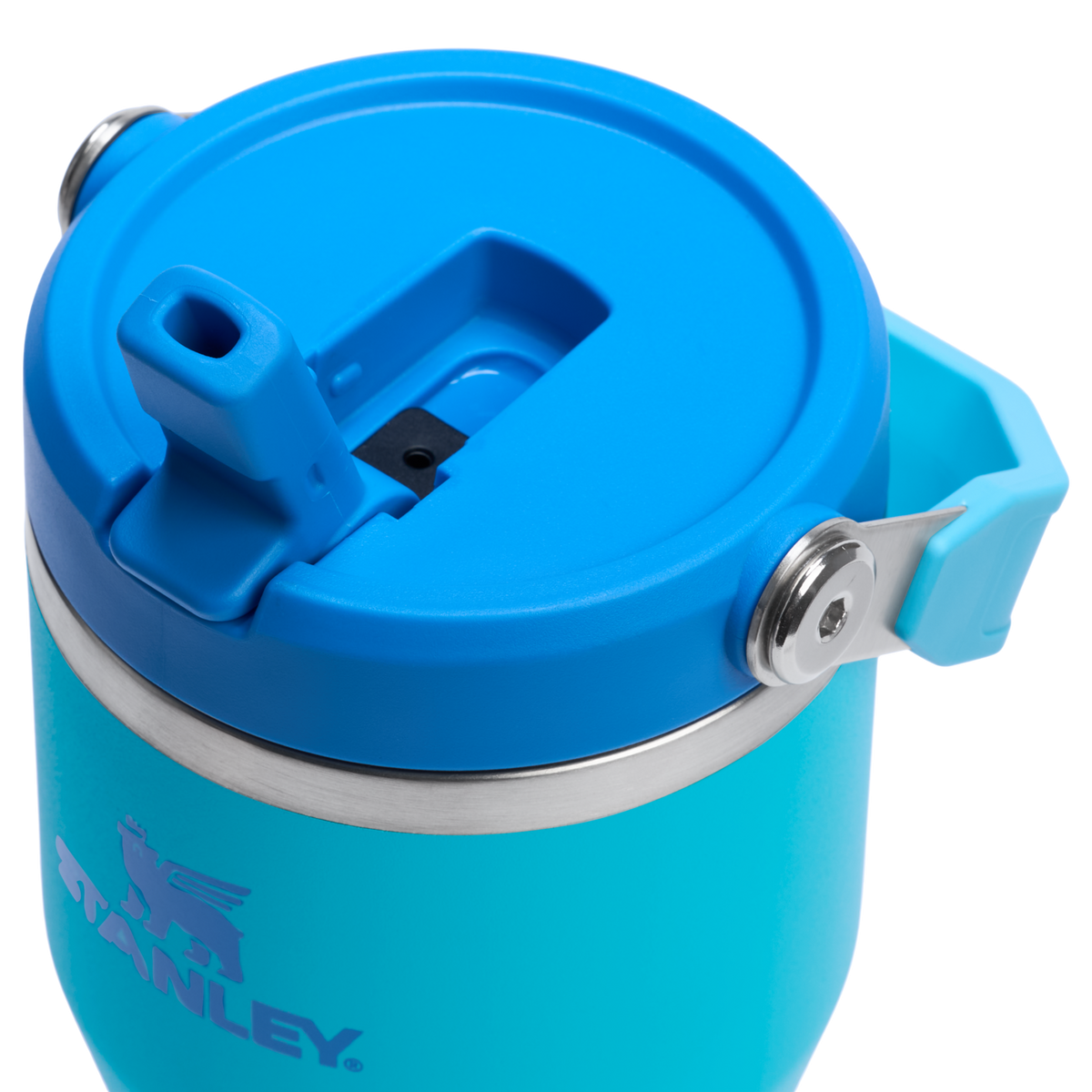 Stanley 1913 The IceFlow Flip Straw Tumbler 20 OZ 0.59 L in Splash | Lid Detailed View