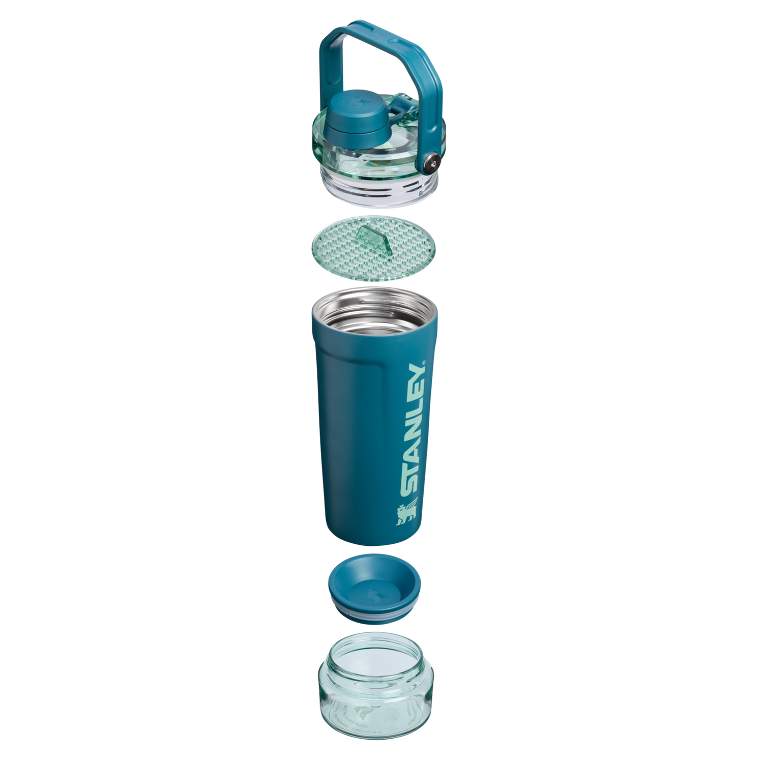 Stanley 1913 The Vitalize™ Shaker Bottle 20 OZ 0.59 L in Coastal Teal | View 2