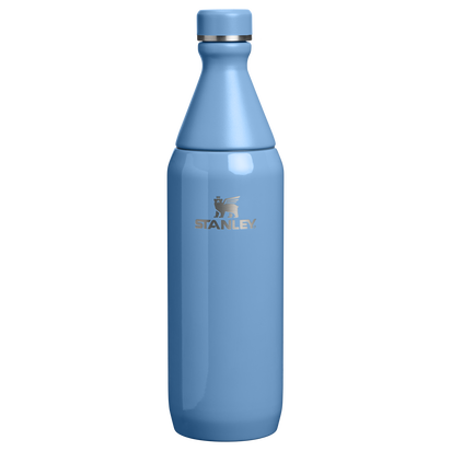 Stanley 1913 All Day Slim Bottle 20 OZ 0.59 L in Blue Sky Gloss | Front View