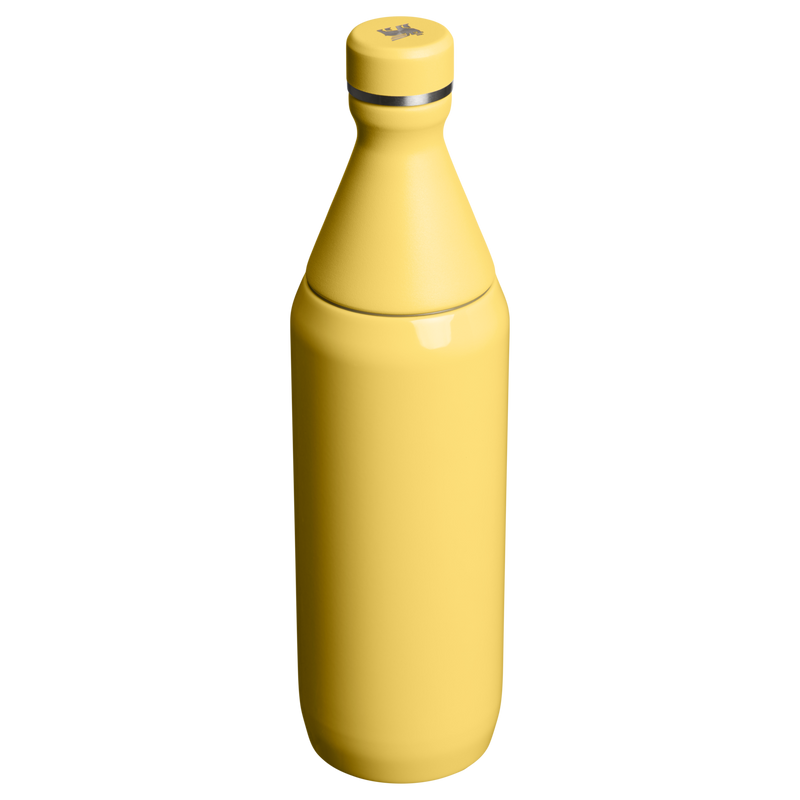 Stanley 1913 All Day Slim Bottle 20 OZ 0.59 L in Daffodil Gloss | Back View