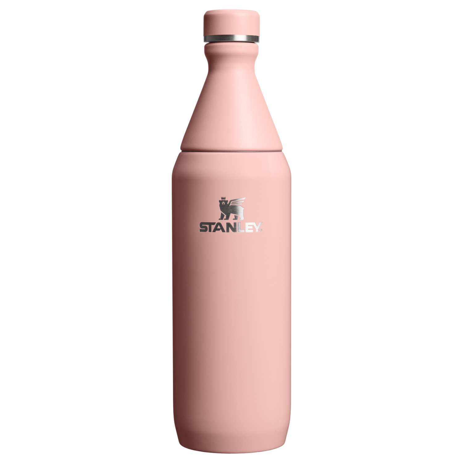 Stanley 1913 All Day Slim Bottle 20 OZ 0.59 L in Peach Rose Gloss | View 1