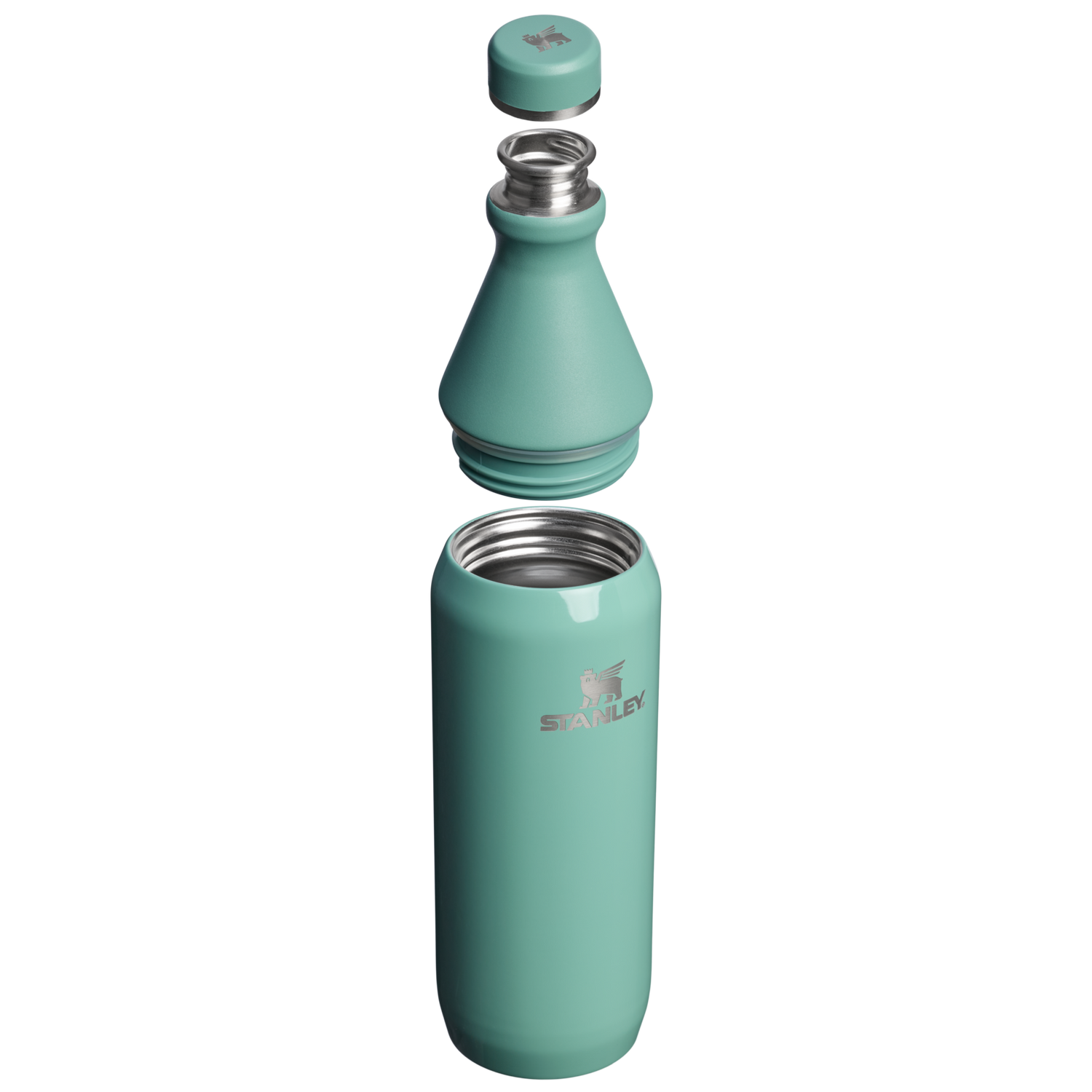Stanley 1913 All Day Slim Bottle 20 OZ 0.59 L - Stanley Create in Spring Green Gloss | View 2