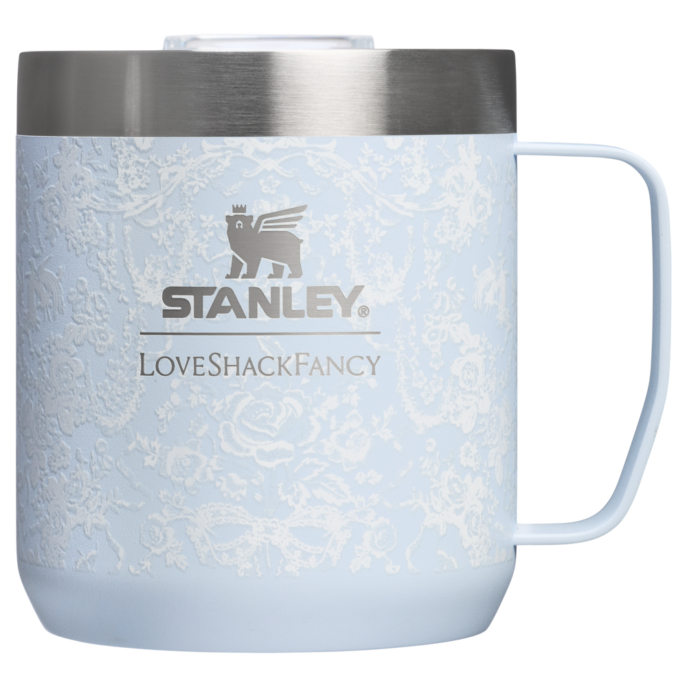 Stanley 1913 Stanley 1913 x LoveShackFancy Holiday Everyday Camp Mug Set in Toscana Toile Alpine Blue | View 2