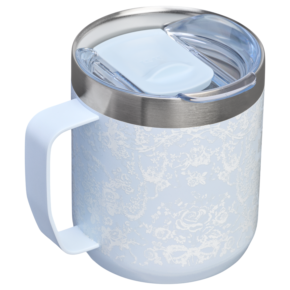 Stanley 1913 Stanley 1913 x LoveShackFancy Holiday Everyday Camp Mug Set in Toscana Toile Alpine Blue | View 3