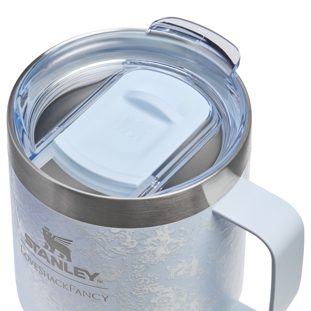 Stanley 1913 Stanley 1913 x LoveShackFancy Holiday Everyday Camp Mug Set in Toscana Toile Alpine Blue | View 4