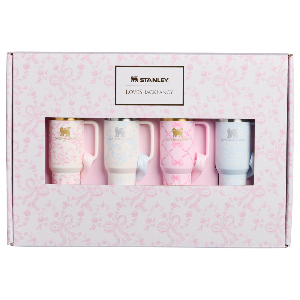 Stanley 1913 Stanley 1913 x LoveShackFancy Holiday Quencher® ProTour Ornament Set in Multi Color Pk | View 1