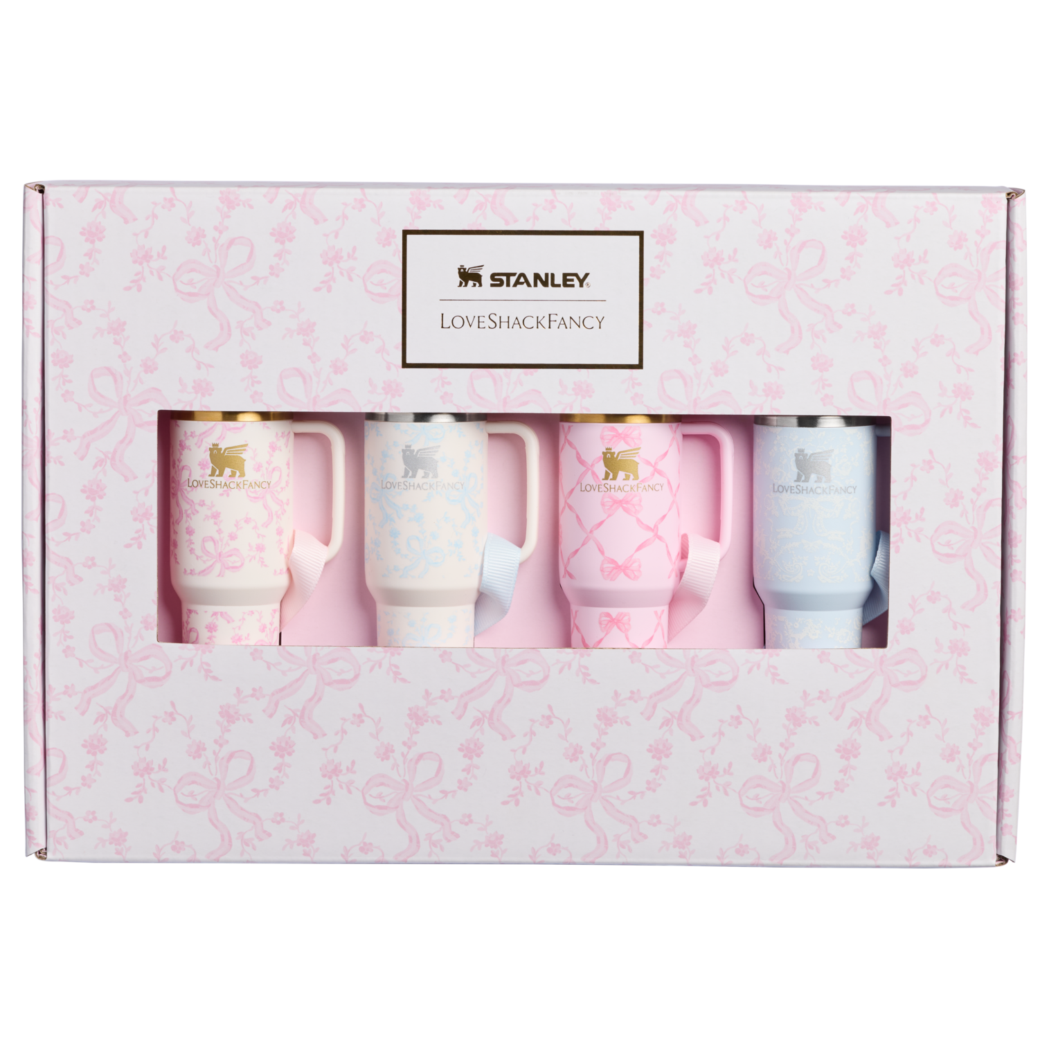 Stanley 1913 x LoveShackFancy Holiday Quencher® ProTour Ornament Set