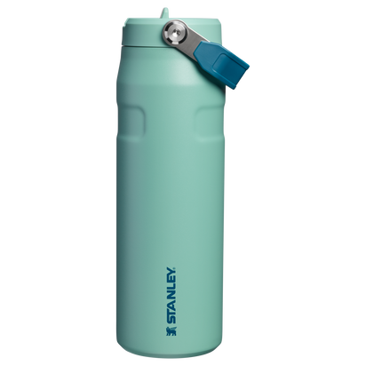 Stanley 1913 The IceFlow™ Bottle with Flip Straw Lid 24 oz 0.71 L in Spring Green | Front View