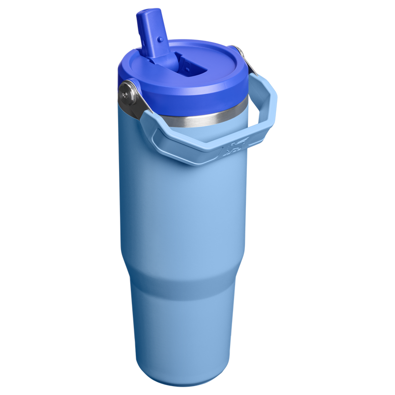 Stanley 1913 The IceFlow™ Flip Straw Tumbler 30 OZ 0.89 L in Blue Sky | Back View