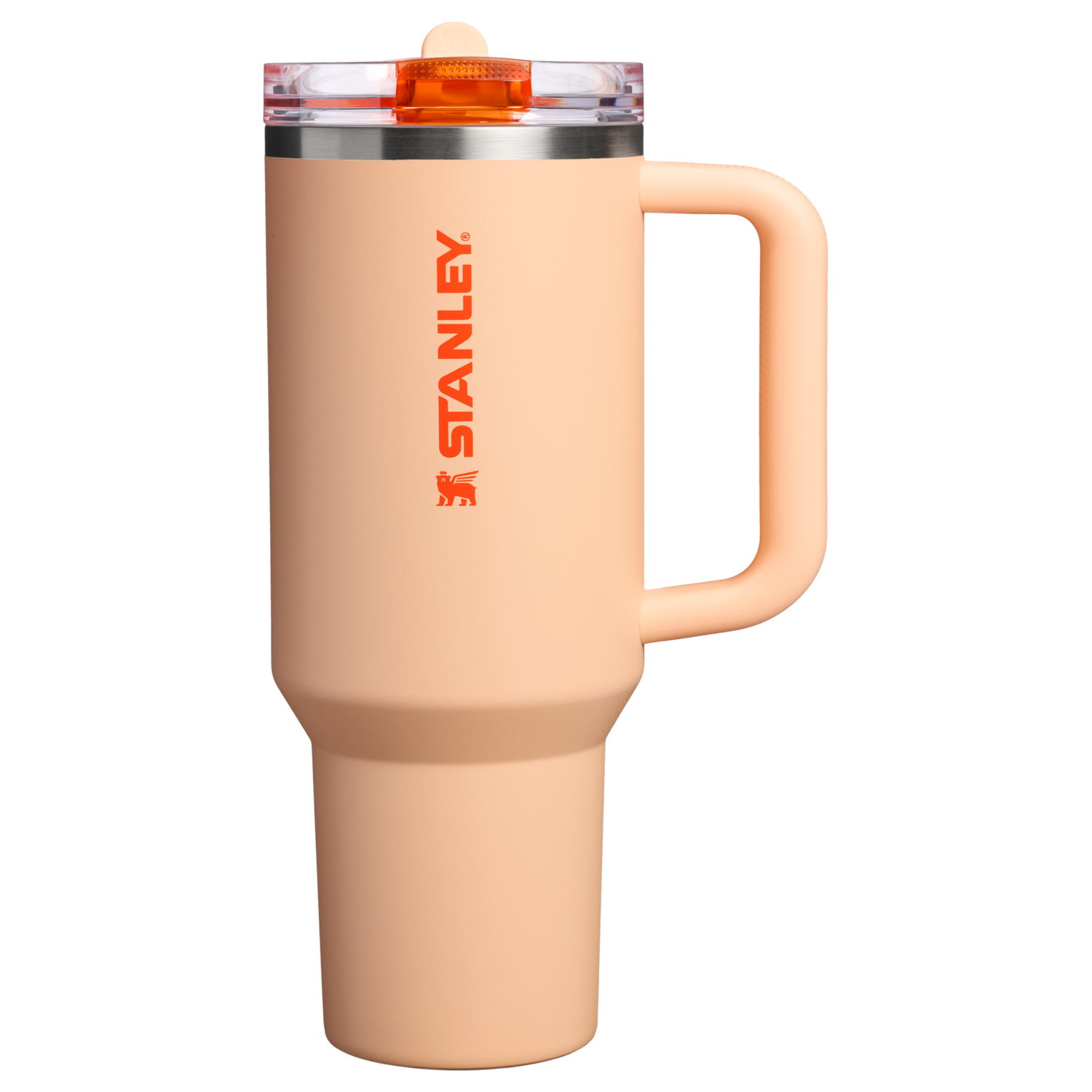 Stanley 1913 The Quencher ProTour Flip Straw Tumbler 40 OZ  1.18 L in Orange Sherbet | Front View