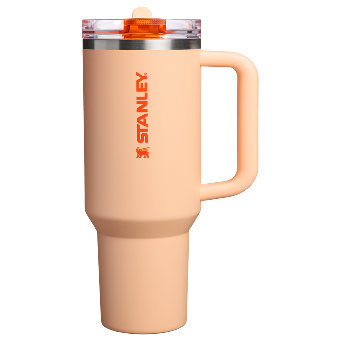 Stanley 1913 The Quencher ProTour Flip Straw Tumbler 40 OZ  1.18 L in Orange Sherbet | Front View