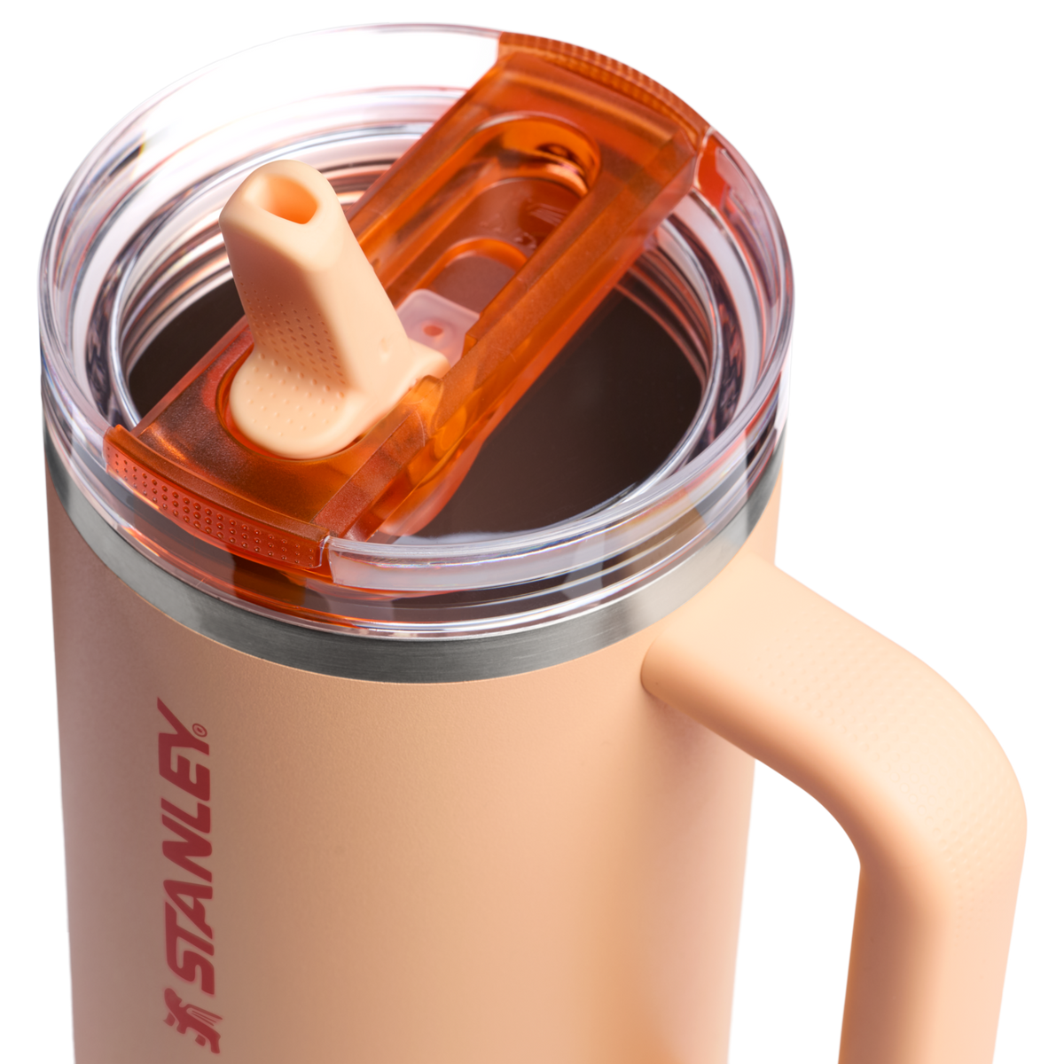 Stanley 1913 The Quencher ProTour Flip Straw Tumbler 40 OZ  1.18 L in Orange Sherbet | Front View