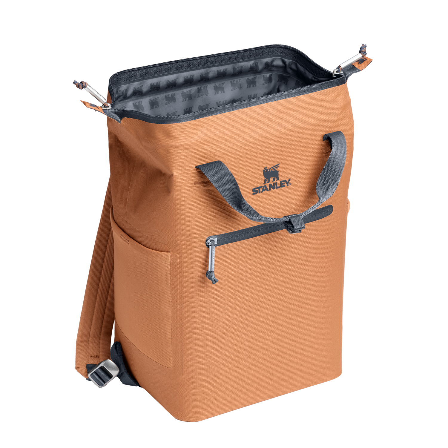 Stanley 1913 The All Day Madeleine Mini Cooler Backpack 14 QT 13.2 L in Toast | View 2