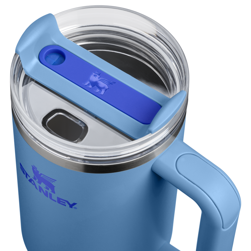 Stanley 1913 The Quencher H2.0 FlowState™ Tumbler  40 OZ 1.18 L in Blue Sky | Lid Detailed View