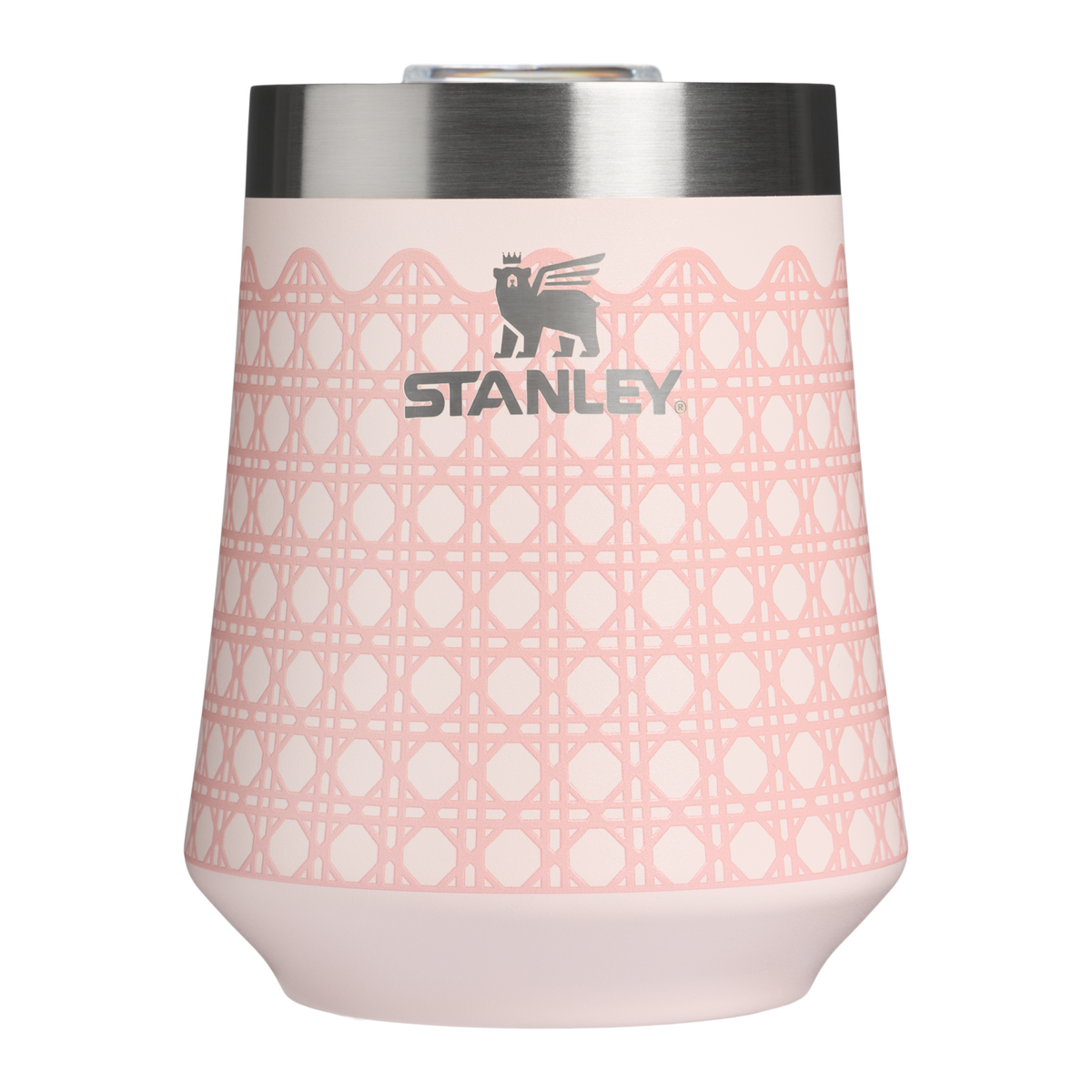 Stanley 1913 The Reserve Wine Tumbler 11 OZ 0.32 L in Rose Quartz Rattan