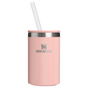 Swatch for Stanley 1913 The Everyday Can Cooler Cup 10 OZ 0.30 L in Peach Rose Picnic Stripe | Front View
