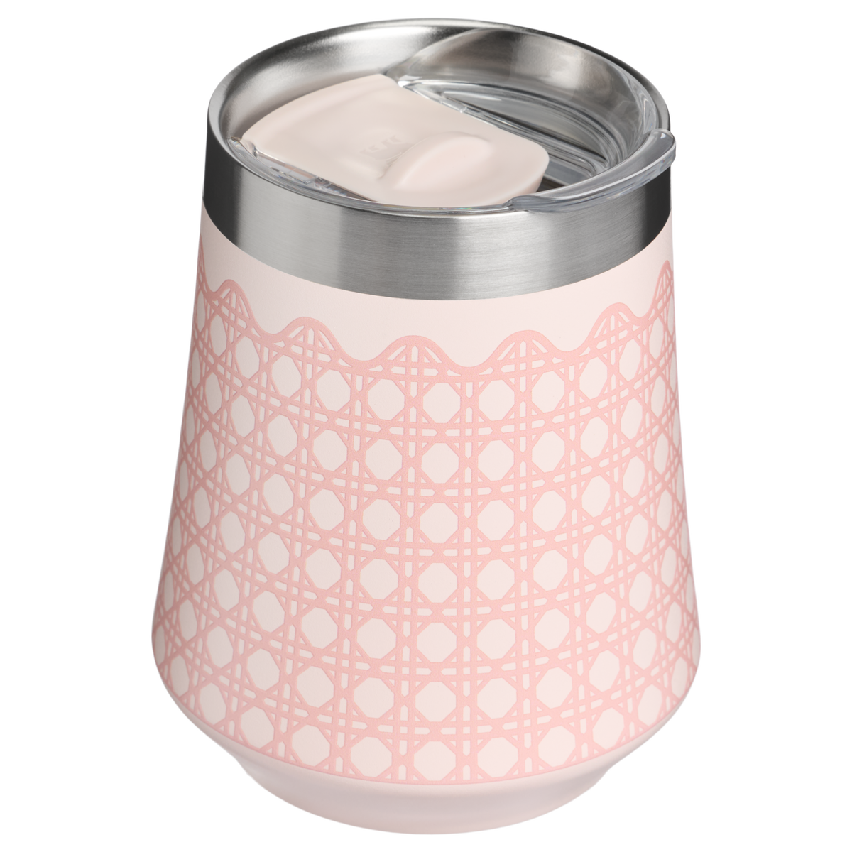 Stanley 1913 The Reserve Wine Tumbler 11 OZ 0.32 L in Rose Quartz Rattan