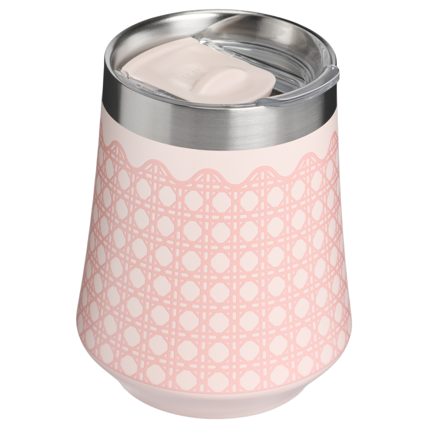 Stanley 1913 The Reserve Wine Tumbler 11 OZ 0.32 L in Rose Quartz Rattan | View 1