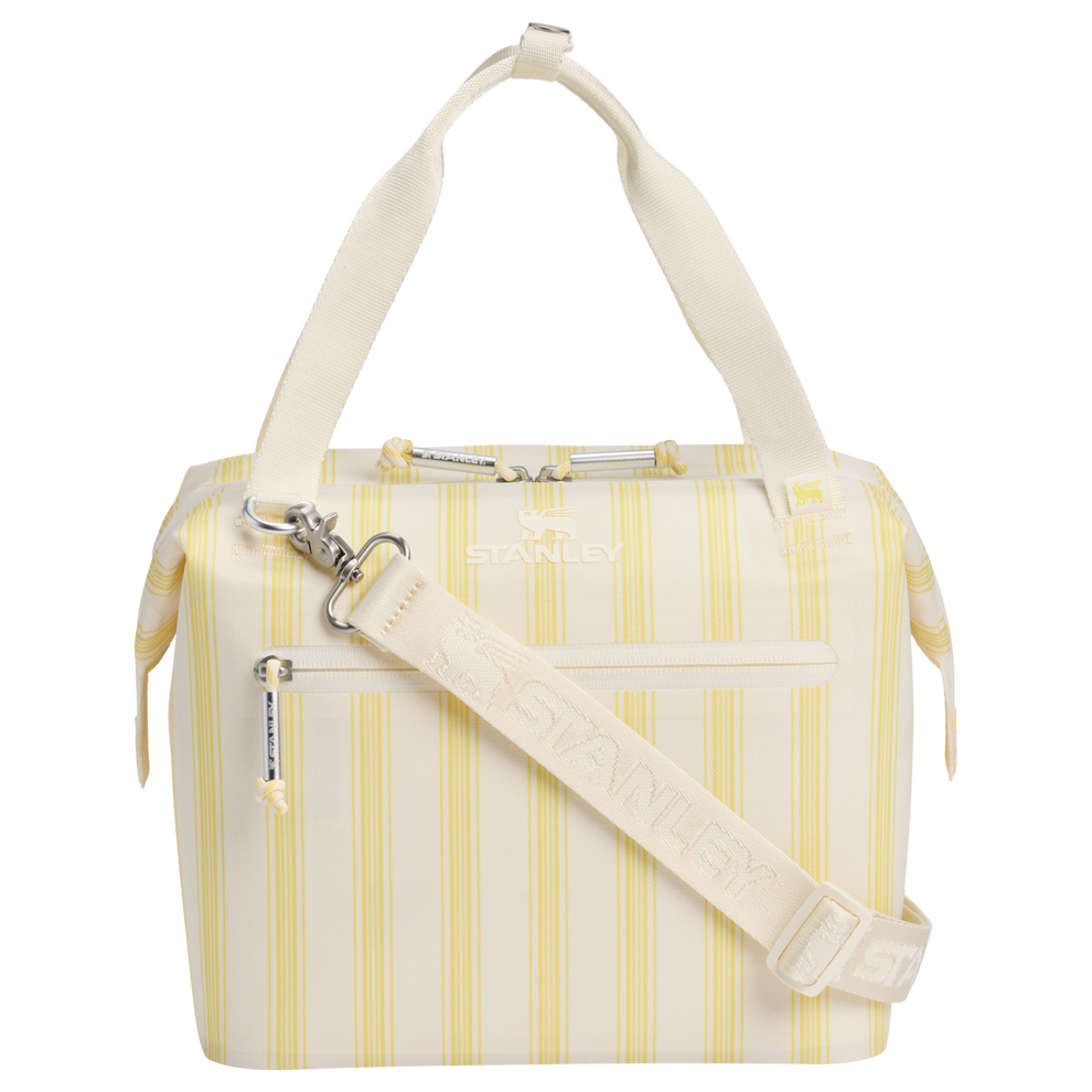 Stanley 1913 The All Day Julienne Mini Cooler 7.4 QT 7.0 L in Cream Picnic Stripe