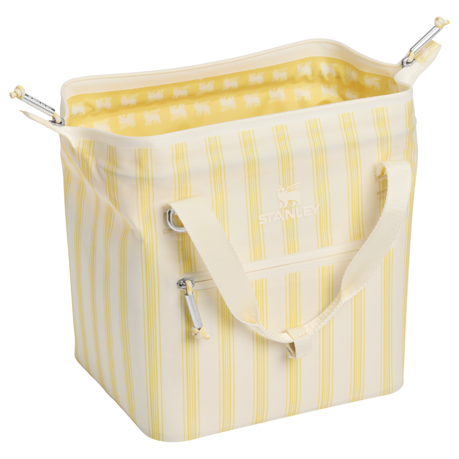 Stanley 1913 The All Day Julienne Mini Cooler 7.4 QT 7.0 L in Cream Picnic Stripe | View 2