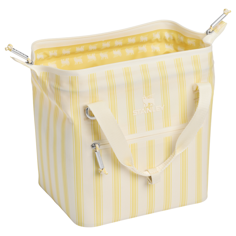 Stanley 1913 The All Day Julienne Mini Cooler 7.4 QT 7.0 L in Cream Picnic Stripe